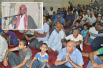  بالصور: الشيخ يوسف الباز يتطرق في خطبة الجمعة إلى أحداث الإنقلاب على الرئيس مرسي